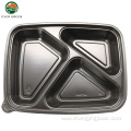 Hot Lunch Food Grade Disposable Black Food Containers